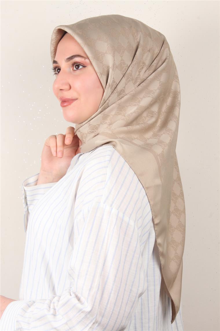 Modakaşmir Mk Desen Eşarp 5354-14 Antik Bej