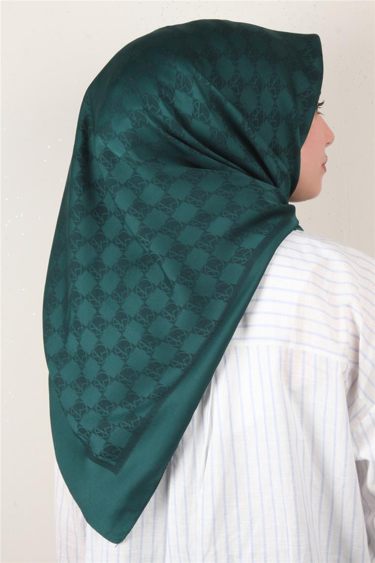 Modakaşmir Mk Desen Eşarp 5354-15 Zümrüt