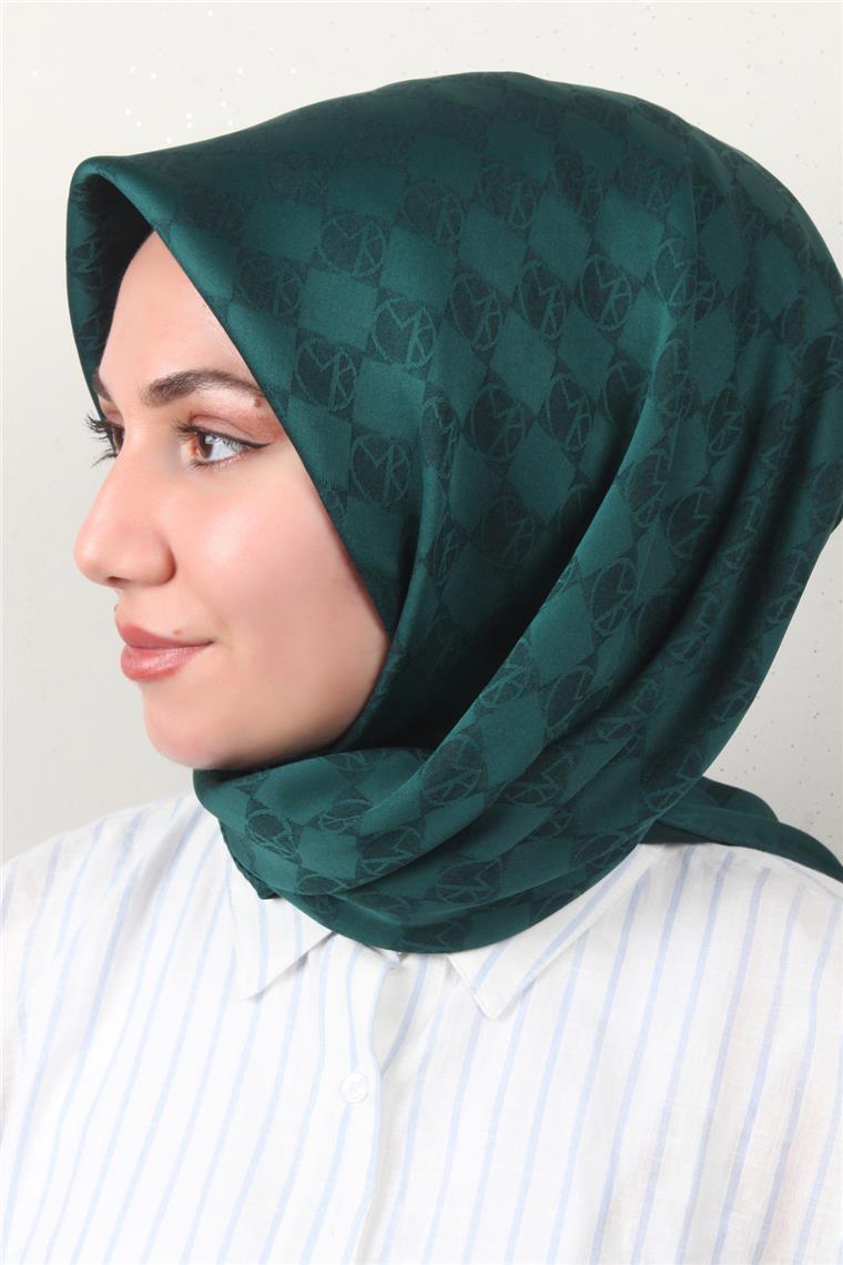 Modakaşmir Mk Desen Eşarp 5354-15 Zümrüt