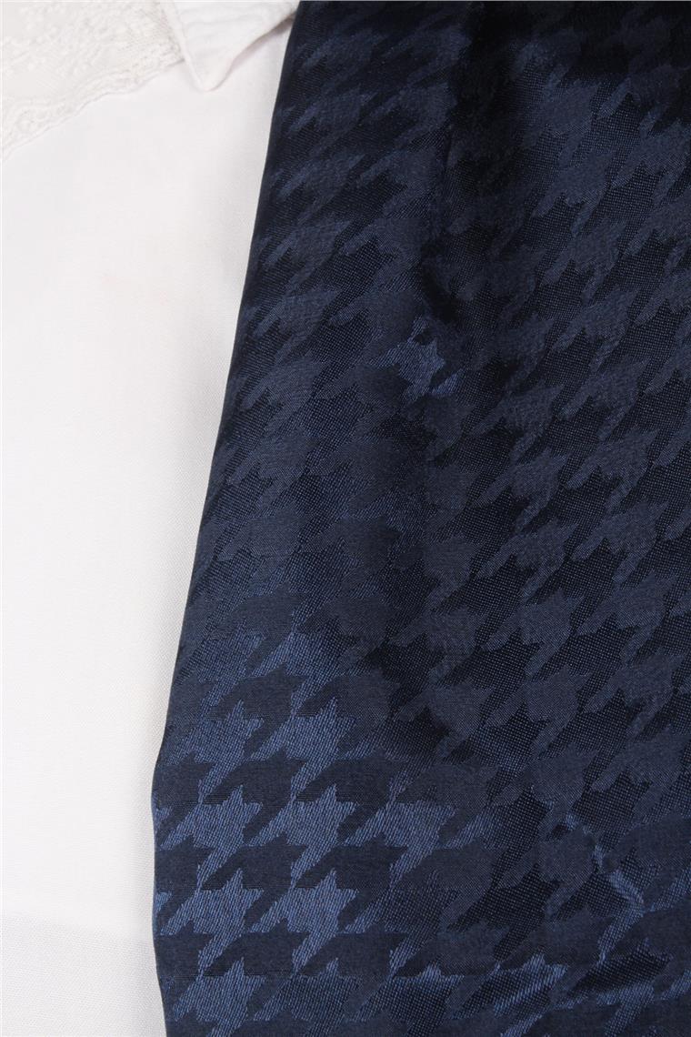 Monogram Şal 149-24 Lacivert