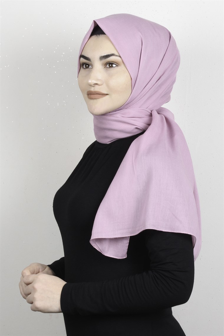 Natural Pamuk Şal 1493-21 Pembe