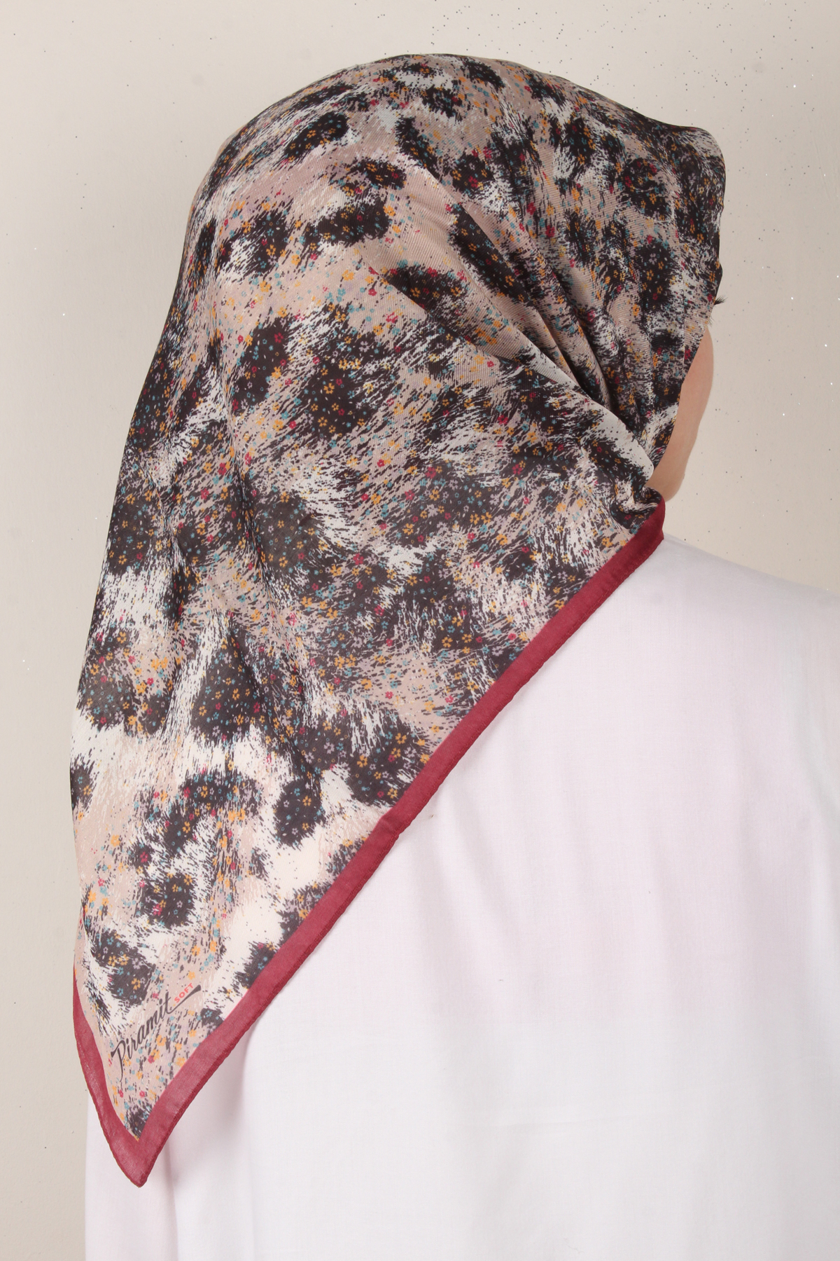 Nirvana Soft Eşarp 3344-3 Bordo