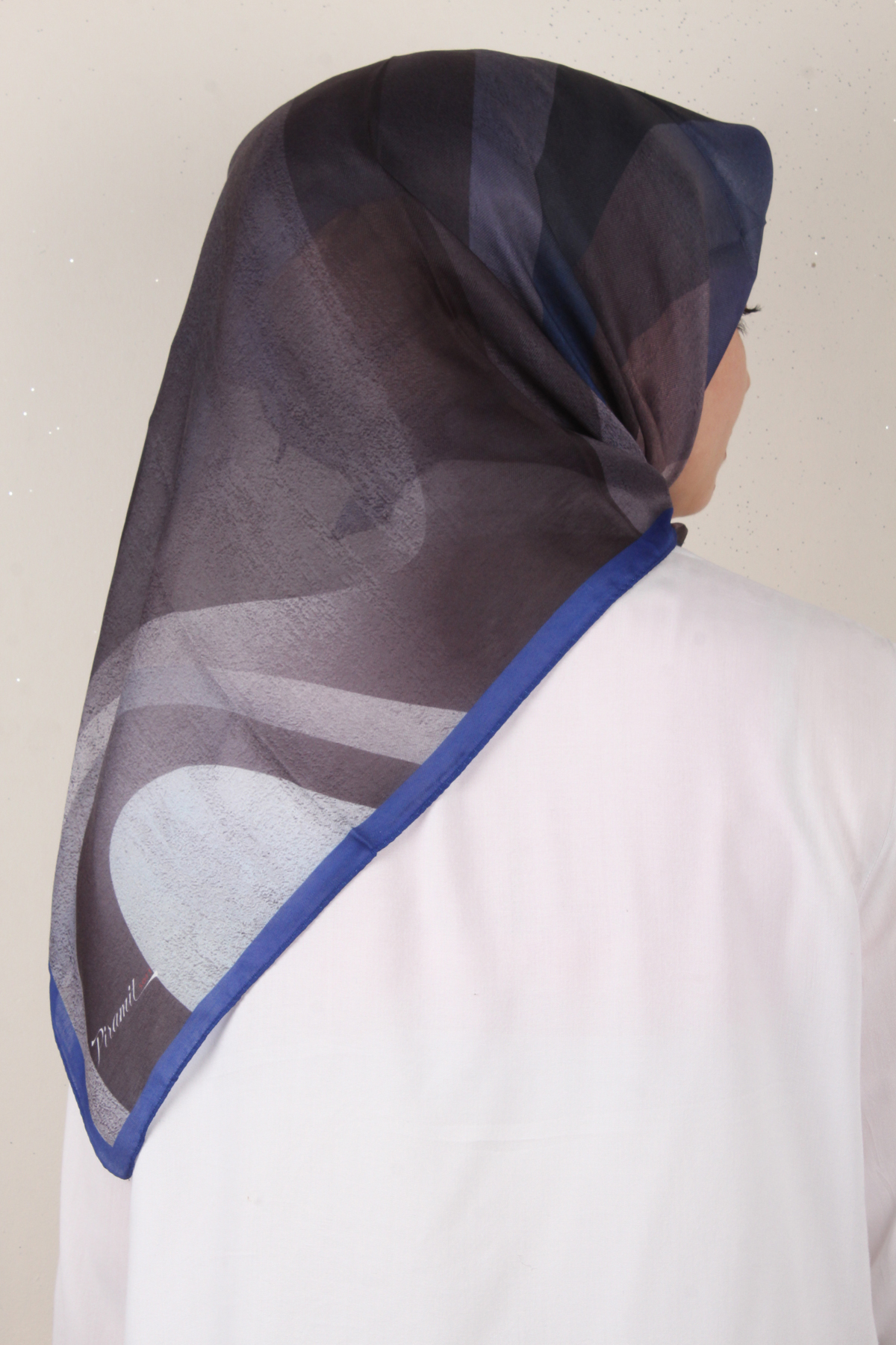 Nirvana Soft Eşarp 3346-12 Saks Mavisi