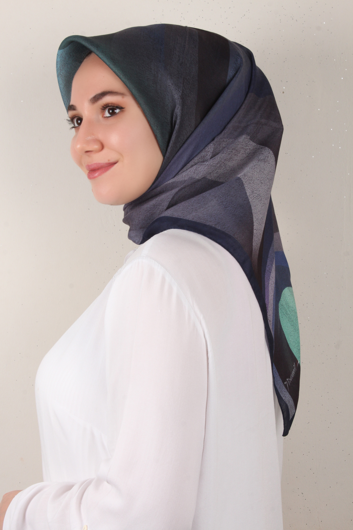 Nirvana Soft Eşarp 3346-5 Lacivert