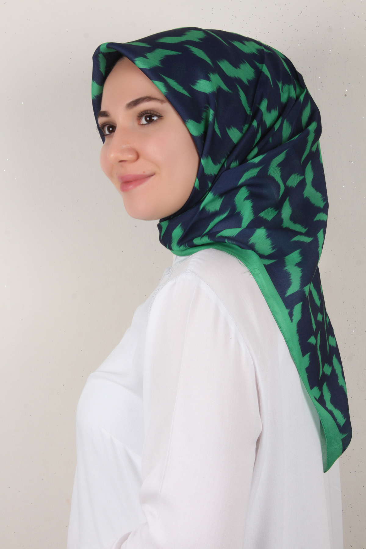 Nirvana Soft Eşarp 3348-22 Lacivert-Benetton