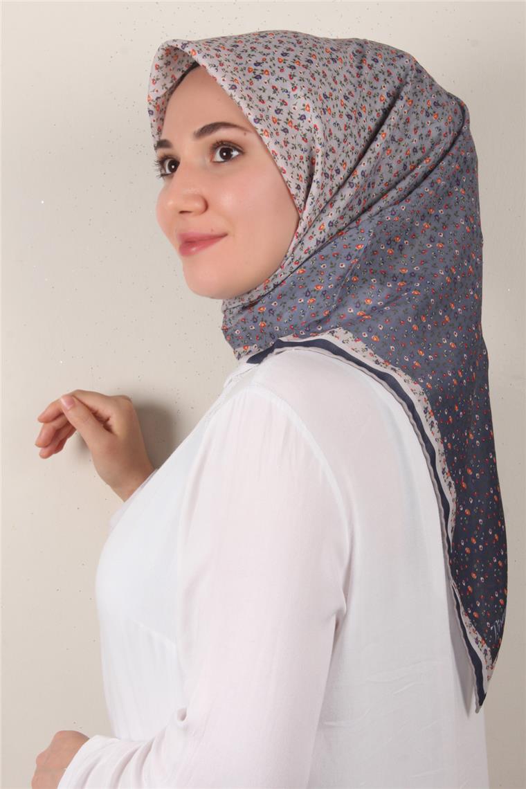 Nirvana Soft Eşarp 8092-7 Lacivert