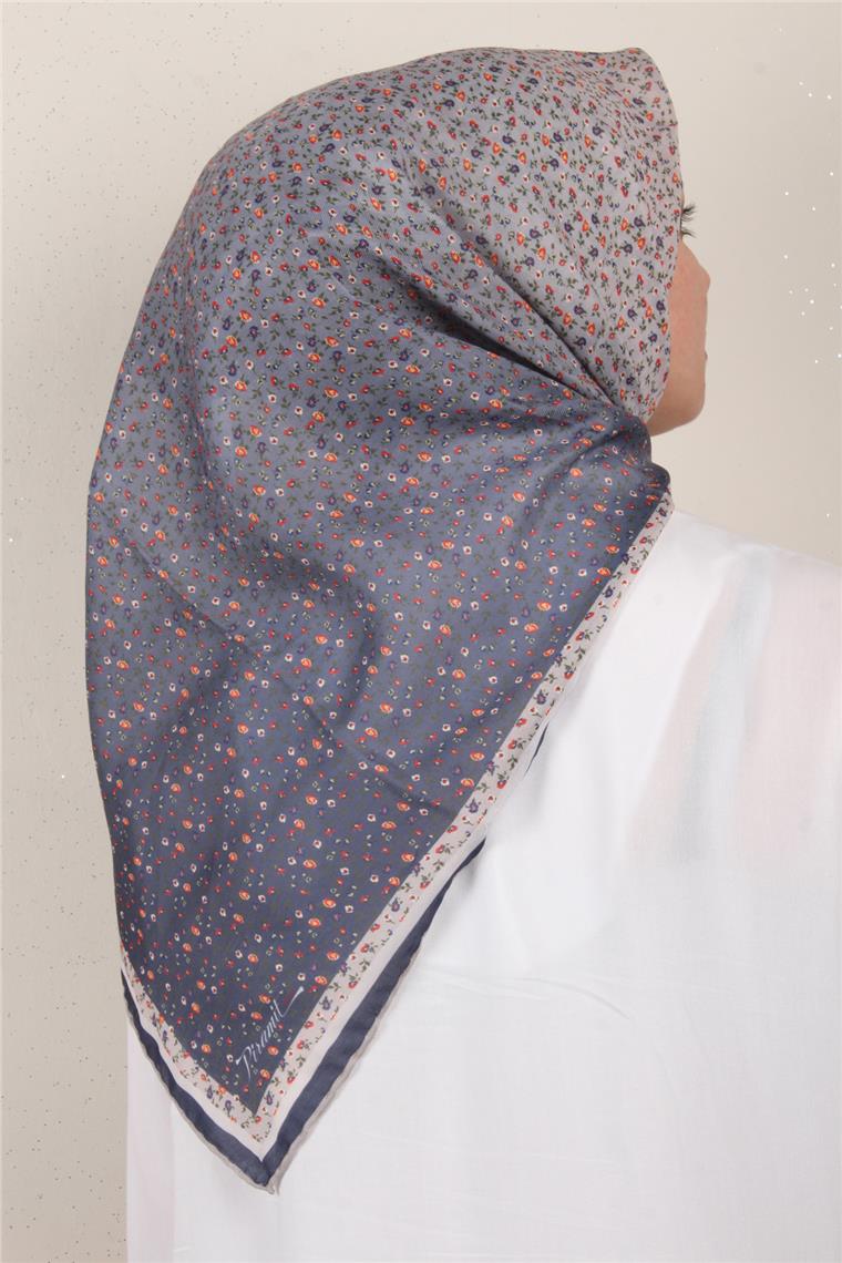 Nirvana Soft Eşarp 8092-7 Lacivert