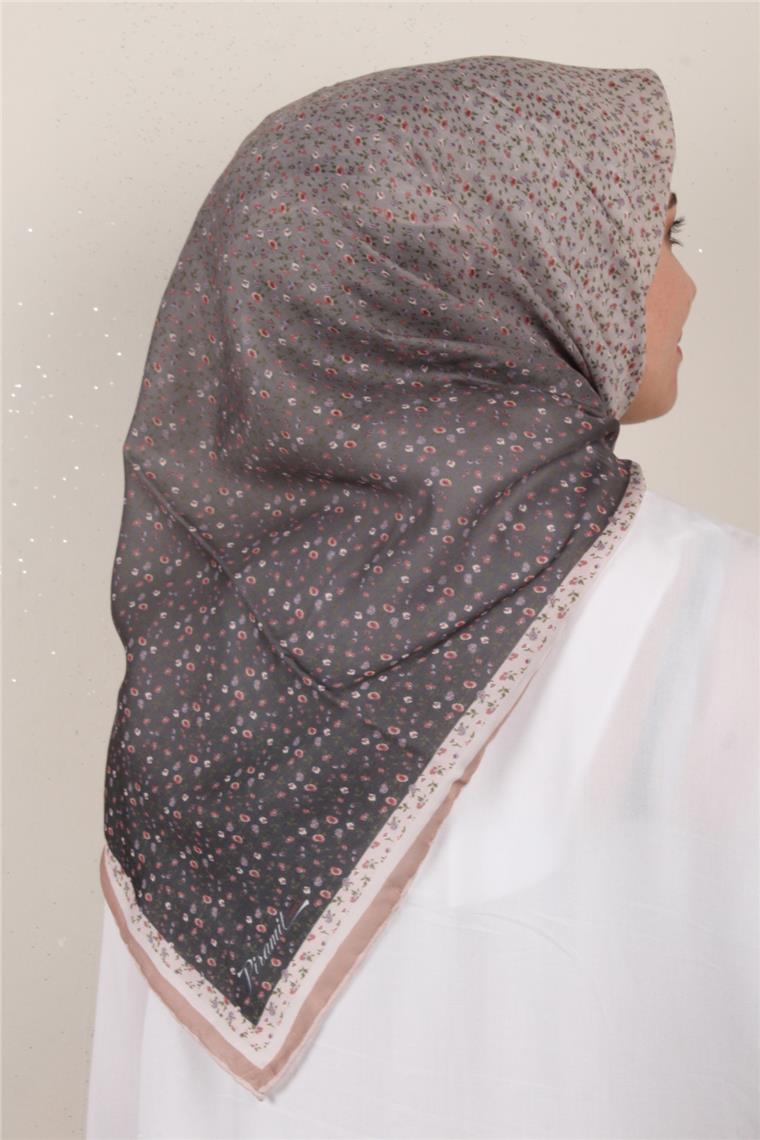Nirvana Soft Eşarp 8092-9 Füme-Sütlü Kahve