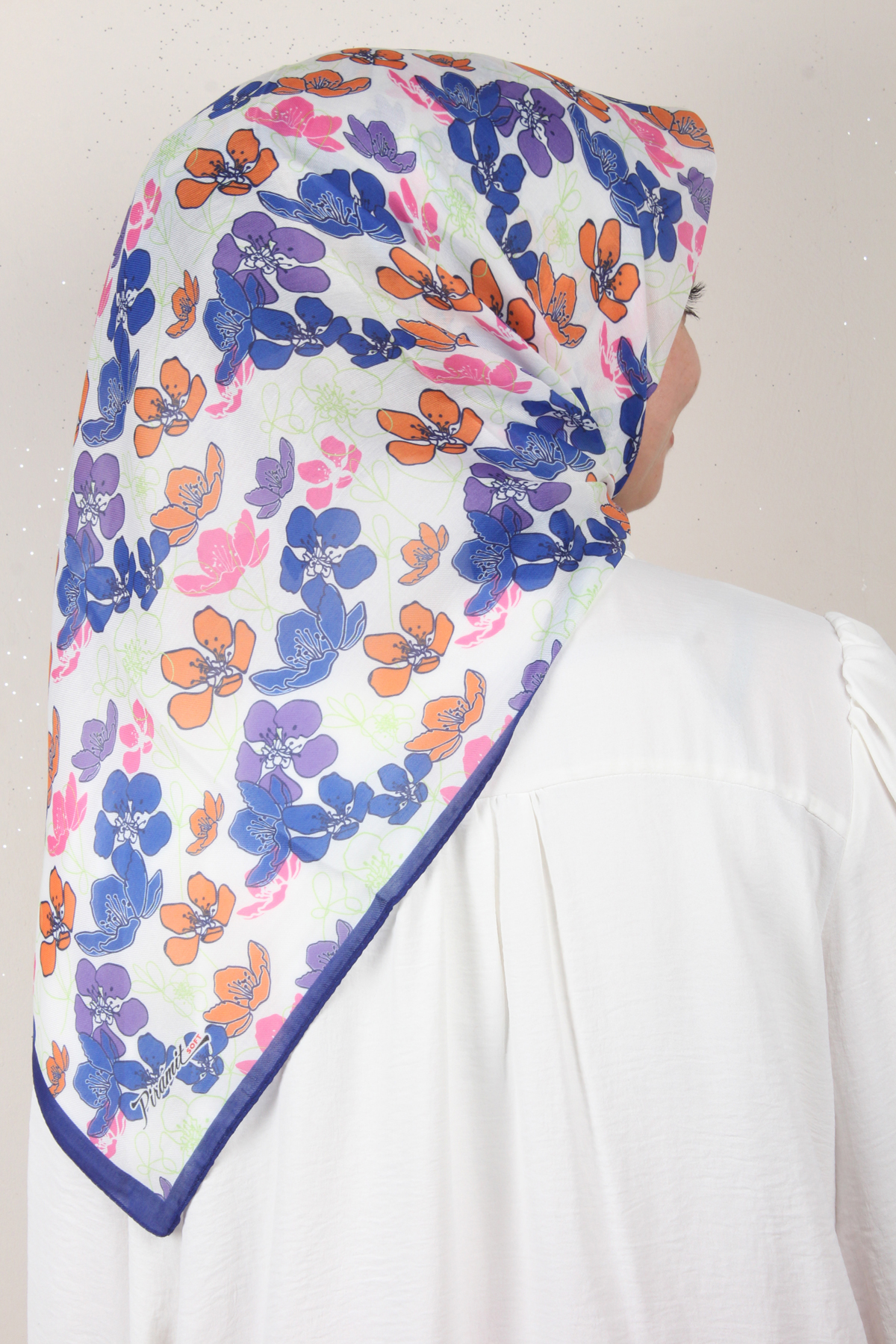 Nirvana Soft Eşarp 8093-13 Mavi
