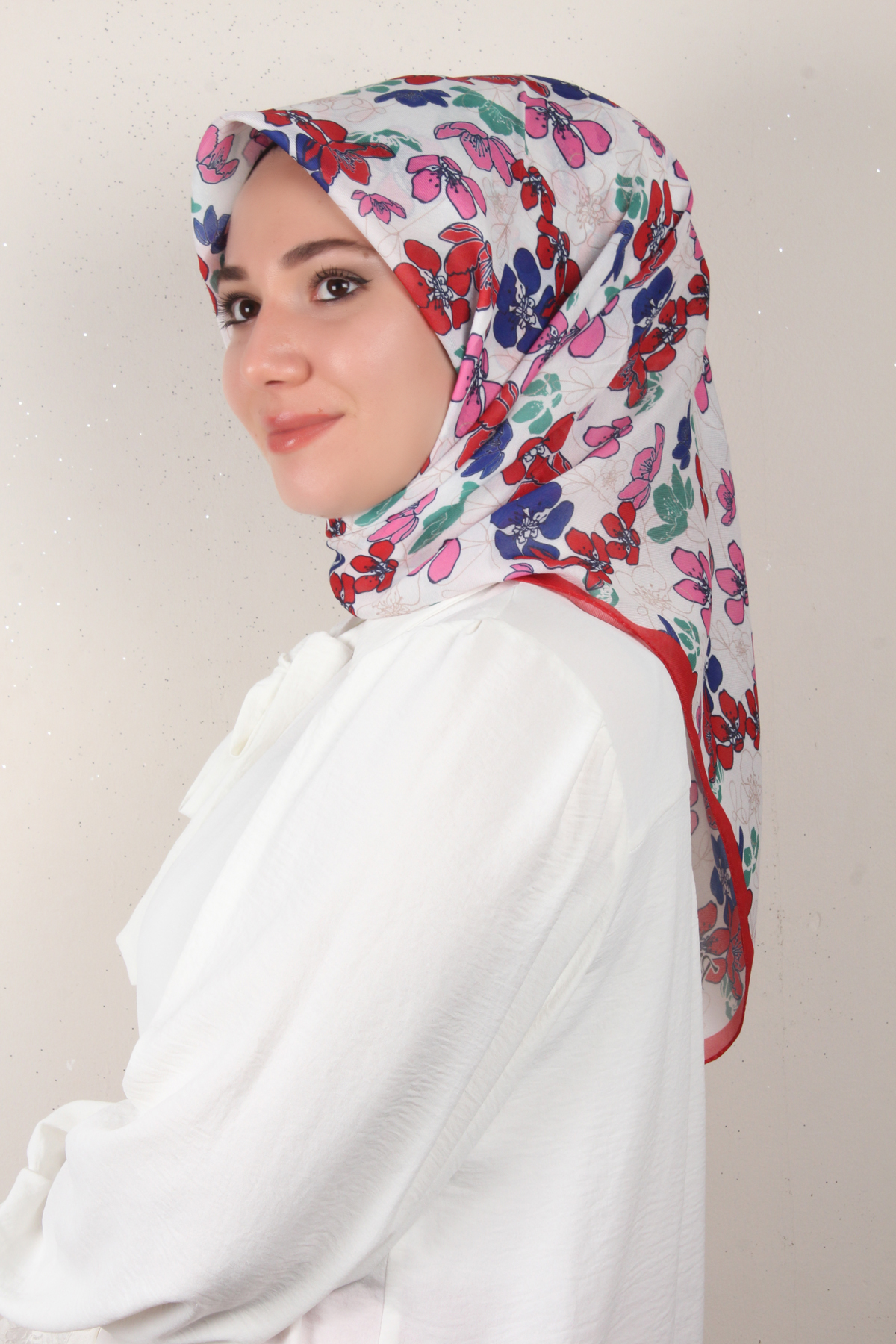 Nirvana Soft Eşarp 8093-3 Kırmızı