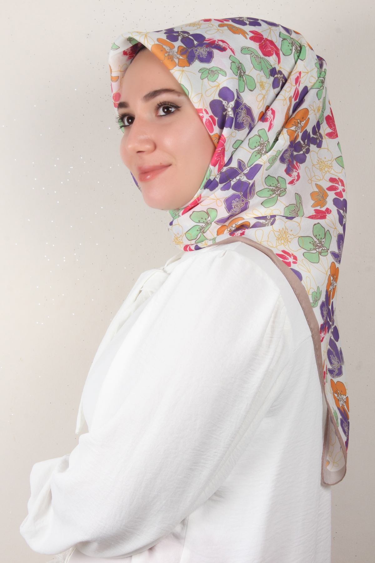 Nirvana Soft Eşarp 8093-6 Sütlü Kahve