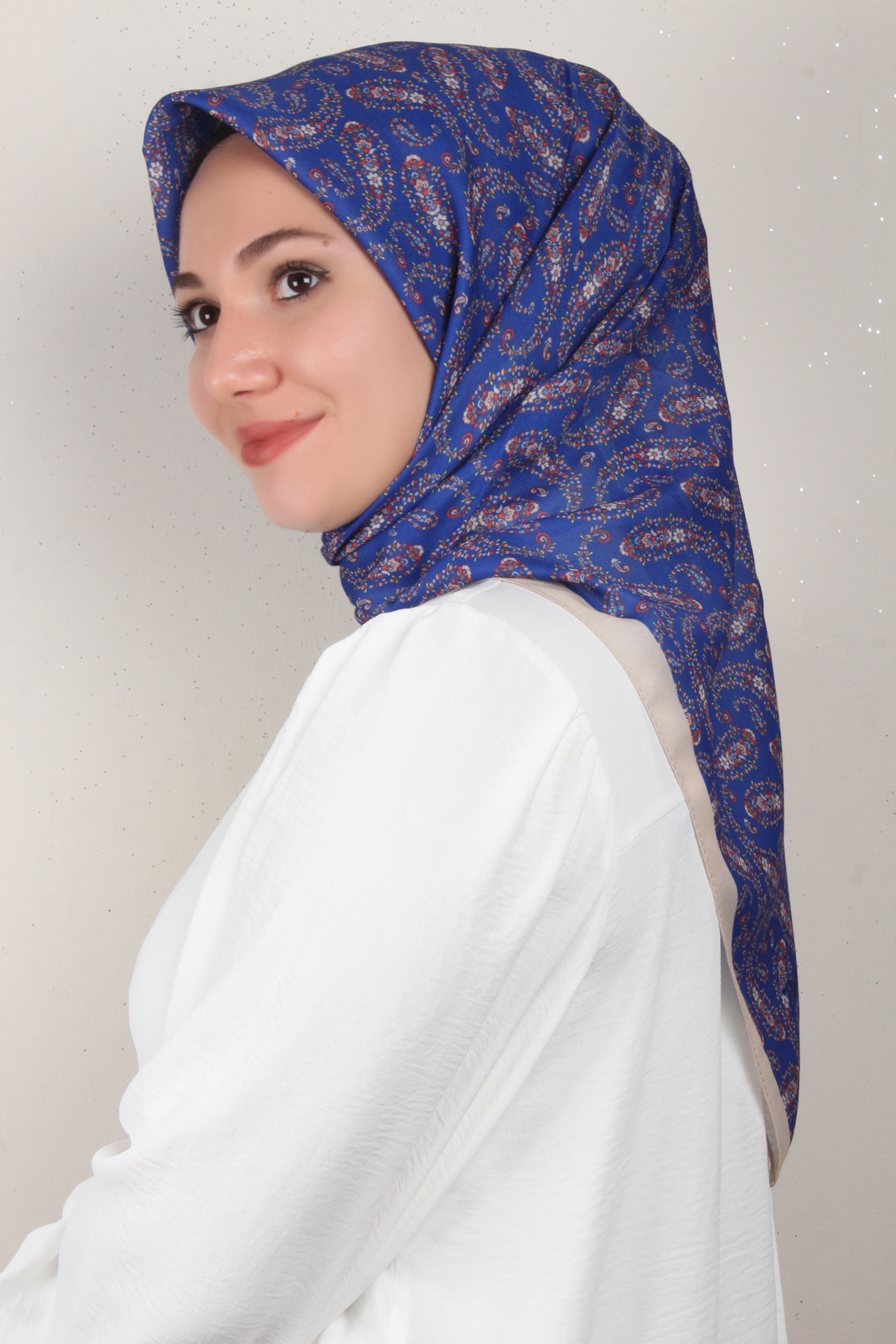 Nirvana Soft Eşarp 8094-11 Mavi