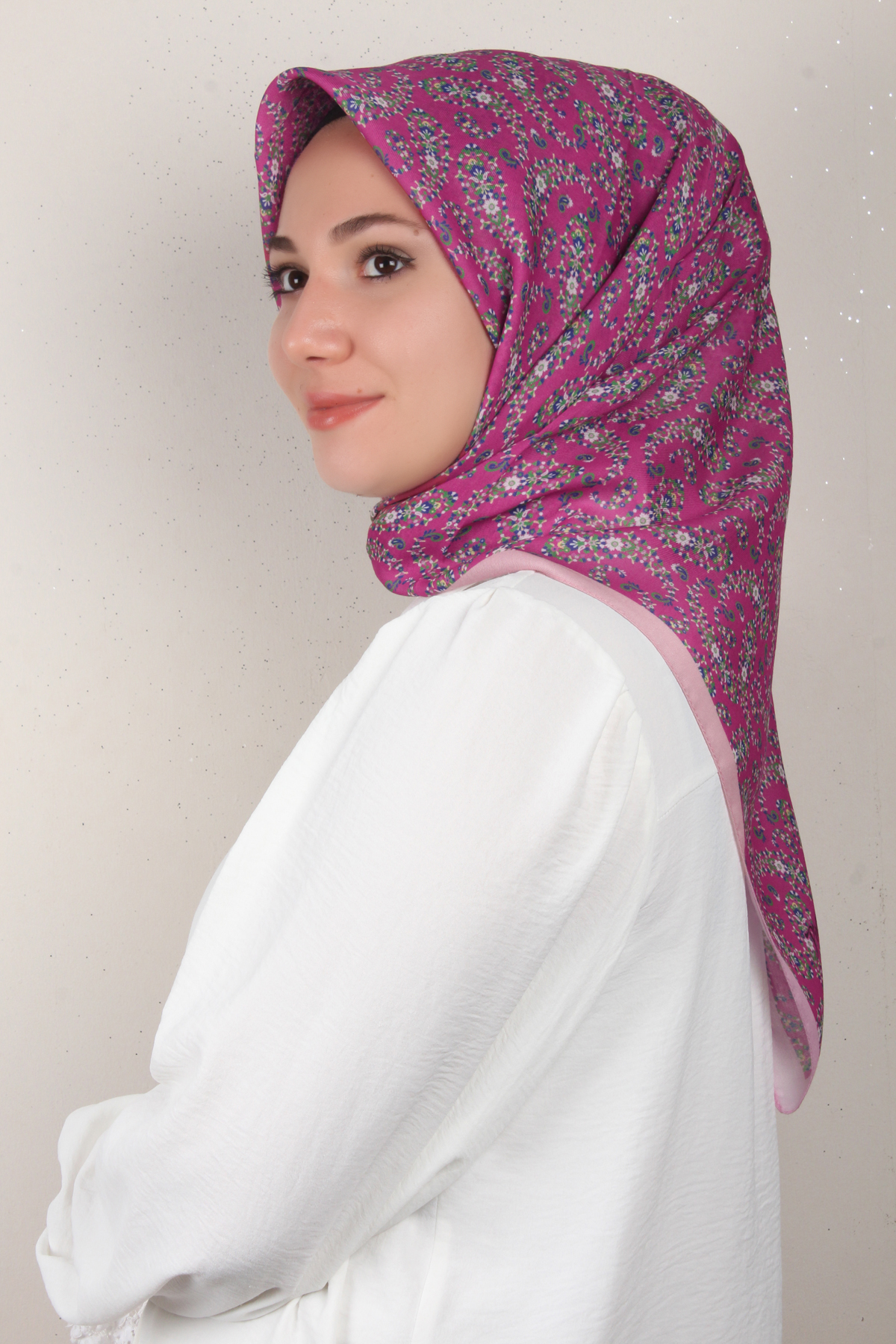 Nirvana Soft Eşarp 8094-3 Pembe