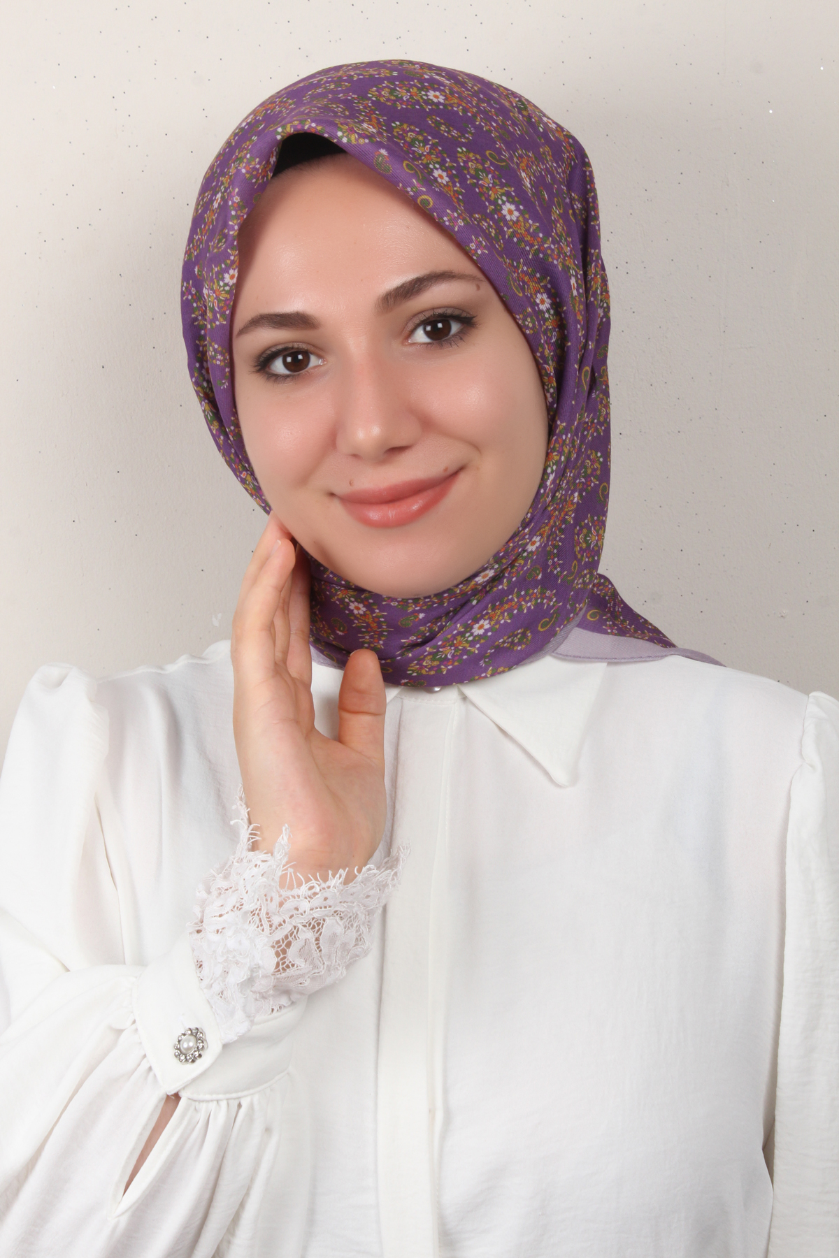 Nirvana Soft Eşarp 8094-5 Mor