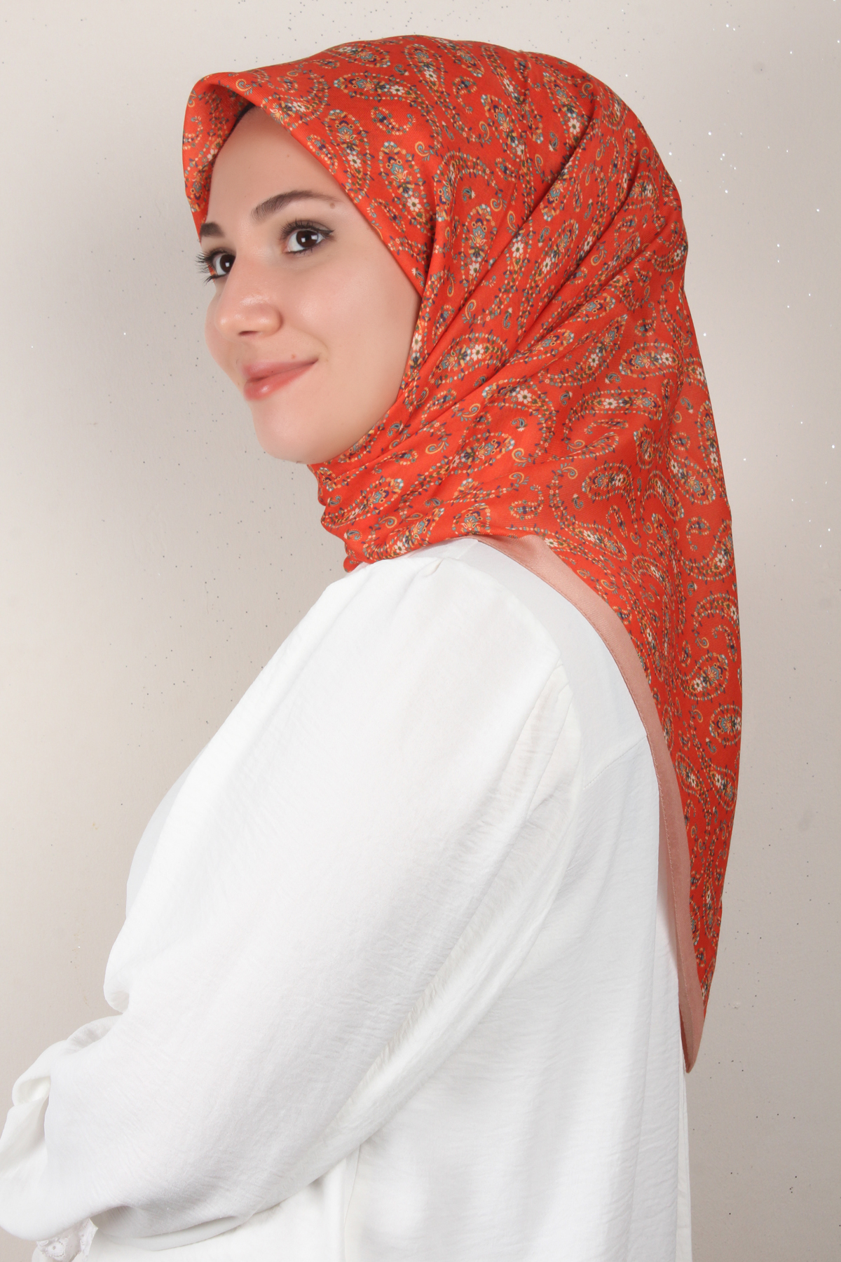 Nirvana Soft Eşarp 8094-7 Turuncu