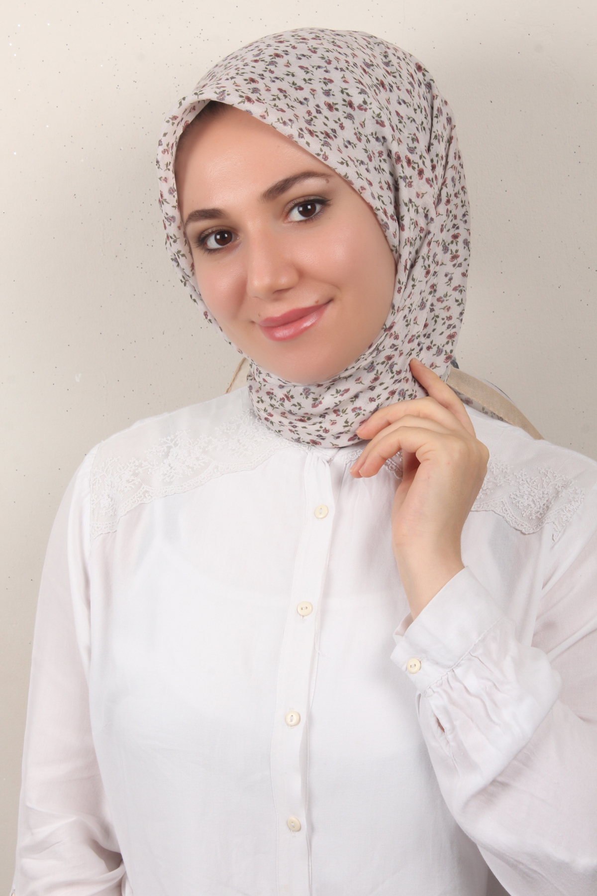 Nirvana Soft Eşarp 8095-7 Krem