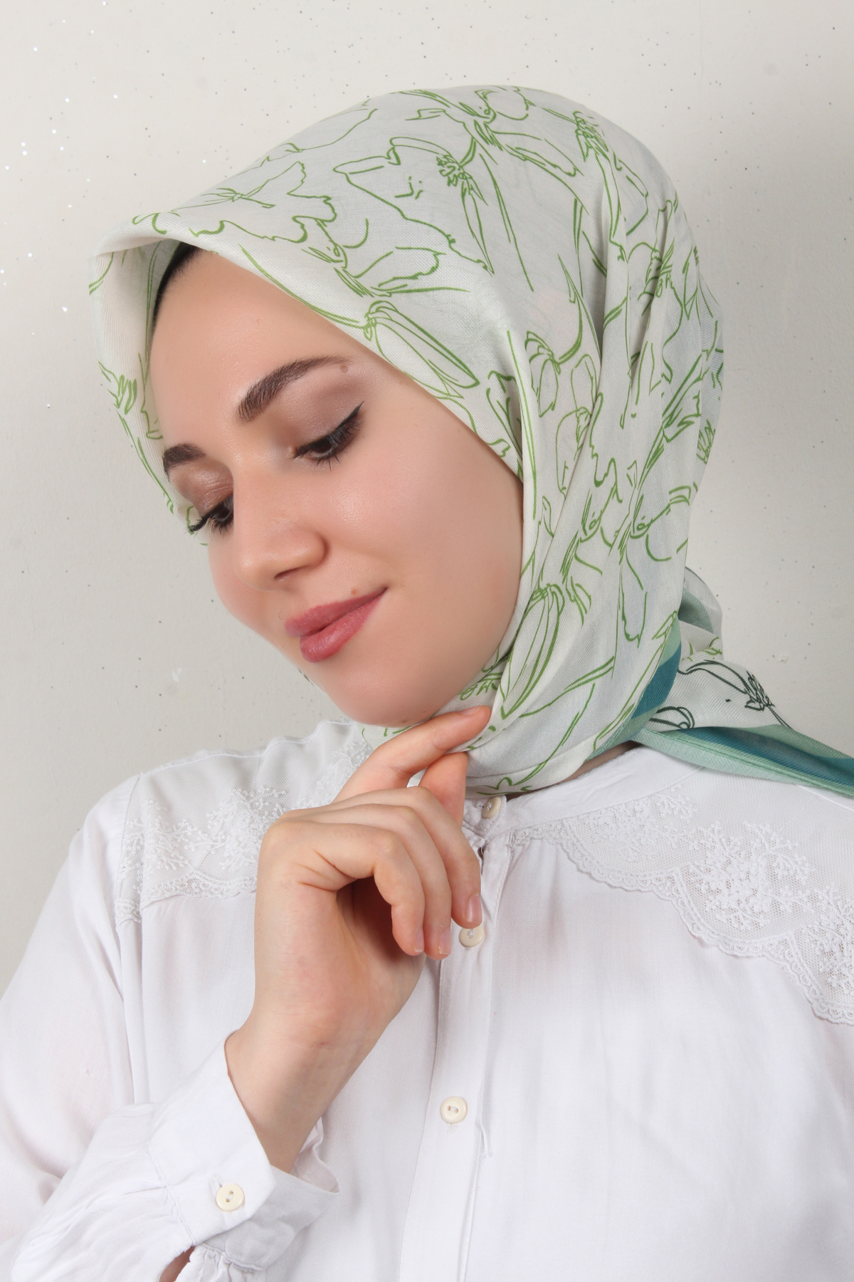 Nirvana Soft Eşarp 8098-10 Su Yeşili