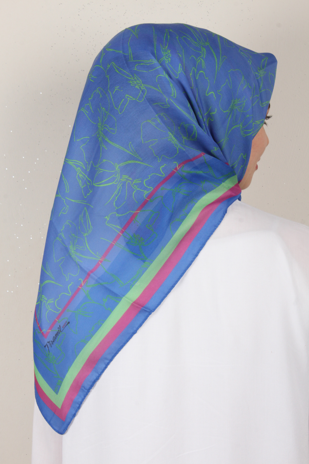 Nirvana Soft Eşarp 8098-14 İndigo