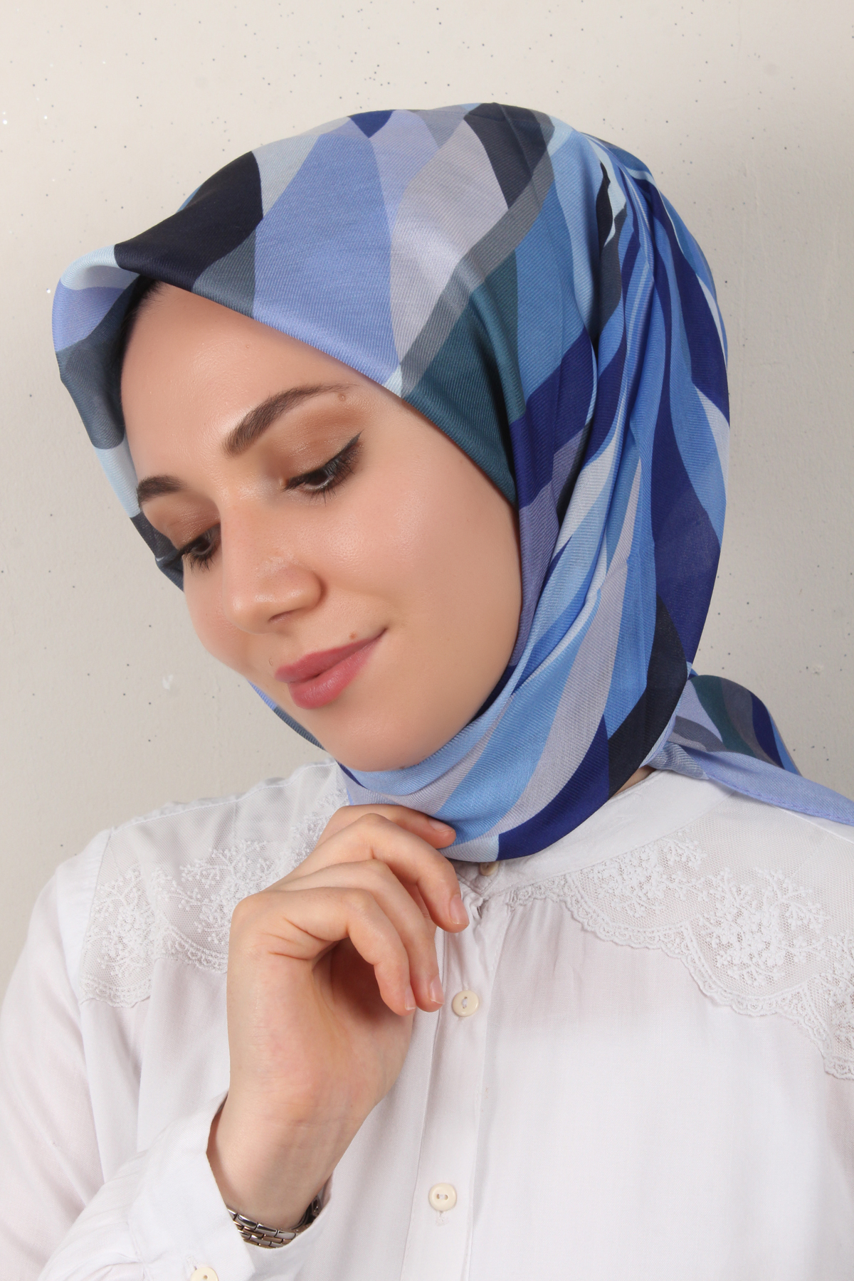 Nirvana Soft Eşarp 8099-10 Bebe Mavisi