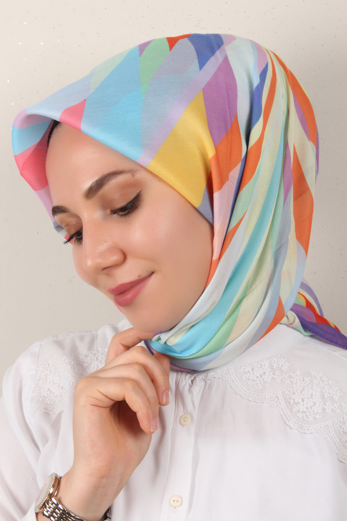 Nirvana Soft Eşarp 8099-13 Sümbül