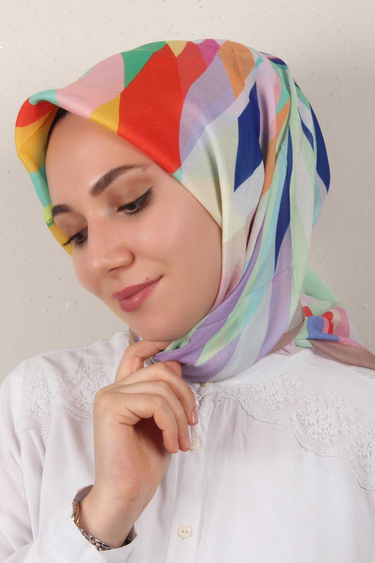 Nirvana Soft Eşarp 8099-7 Bej