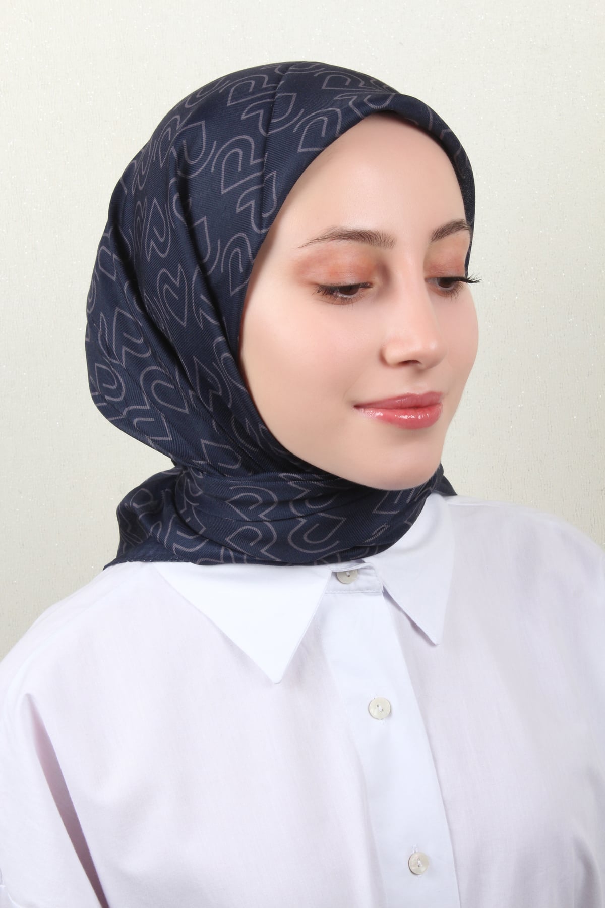 Nirvana Soft Eşarp 8101-6 Lacivert