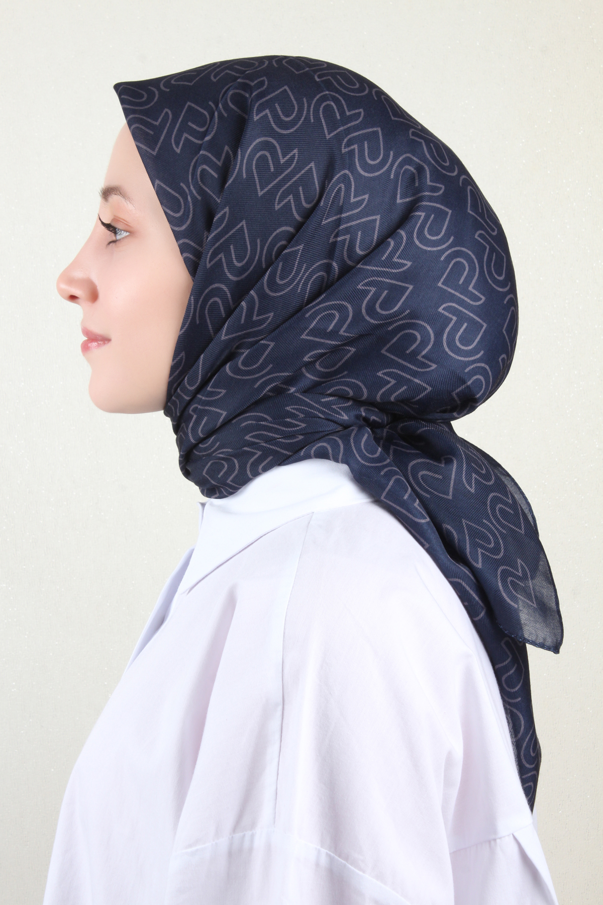 Nirvana Soft Eşarp 8101-6 Lacivert