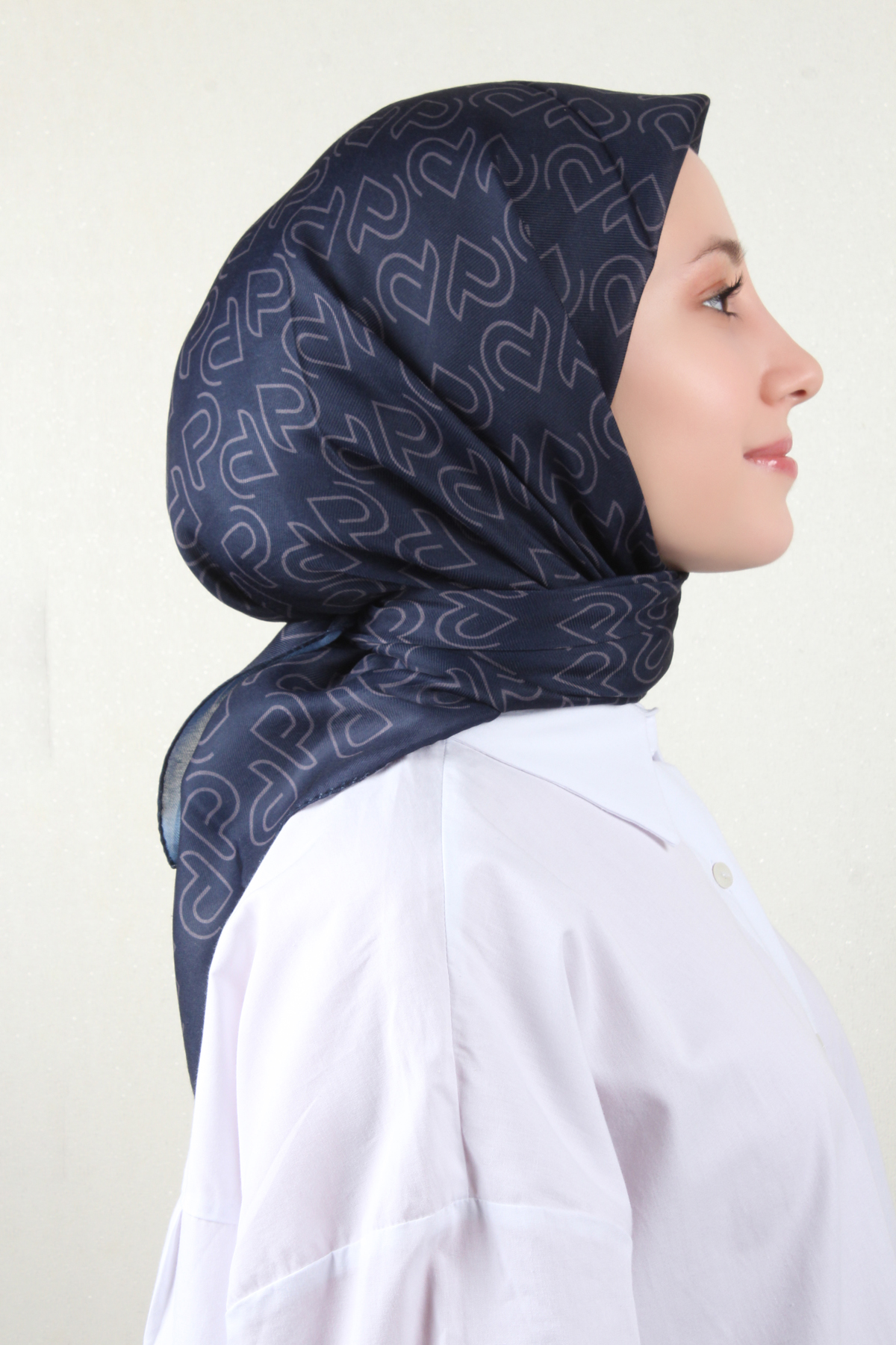 Nirvana Soft Eşarp 8101-6 Lacivert