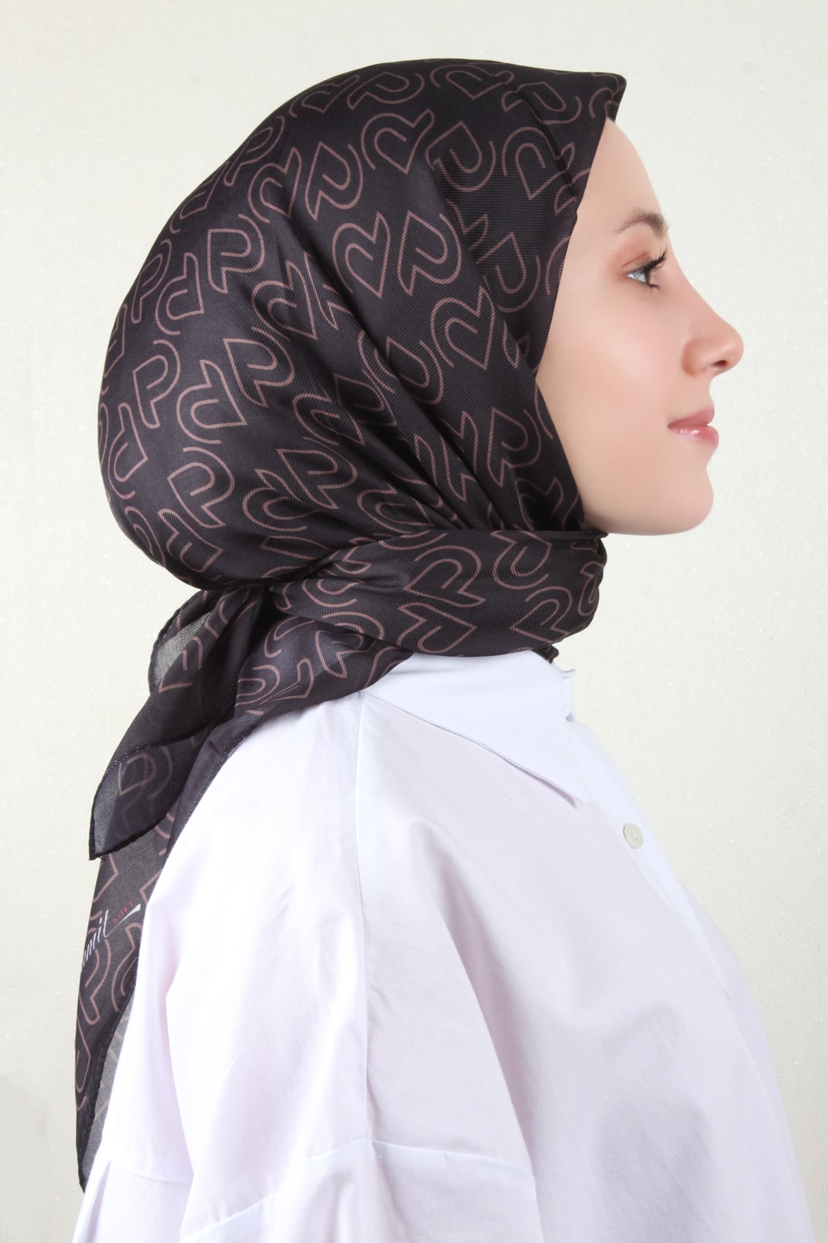 Nirvana Soft Eşarp 8101-7 Siyah