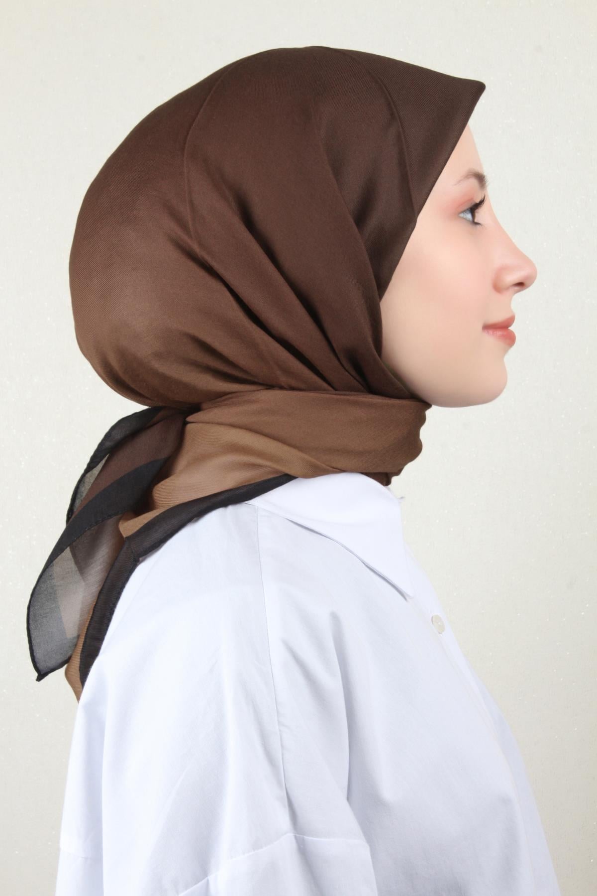 Nirvana Soft Eşarp 8102-17 Kahverengi