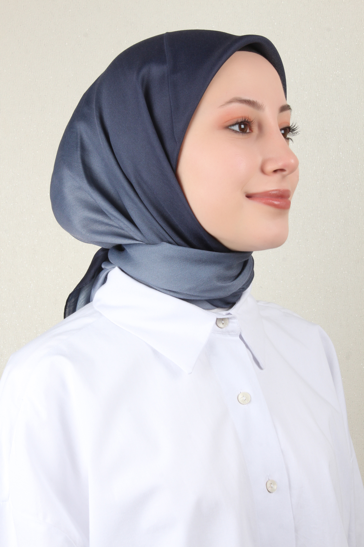 Nirvana Soft Eşarp 8102-2 Lacivert