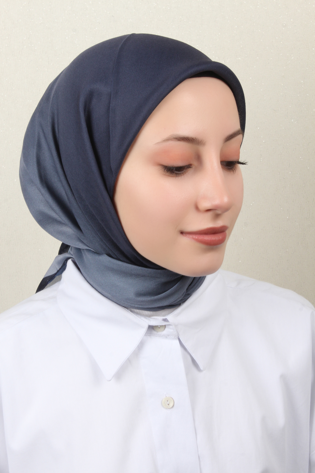 Nirvana Soft Eşarp 8102-2 Lacivert