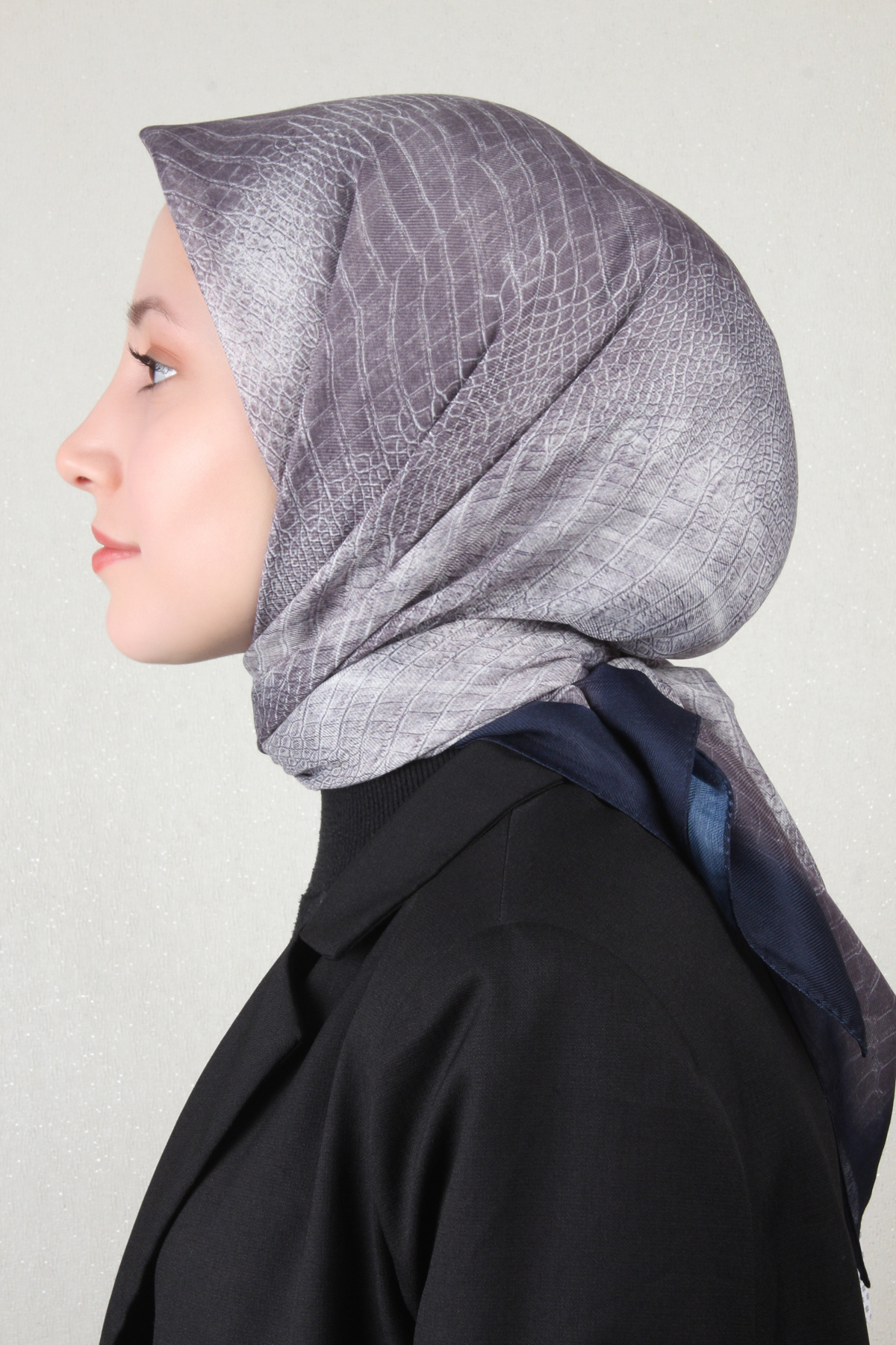 Nirvana Soft Eşarp 8103-13 Lacivert