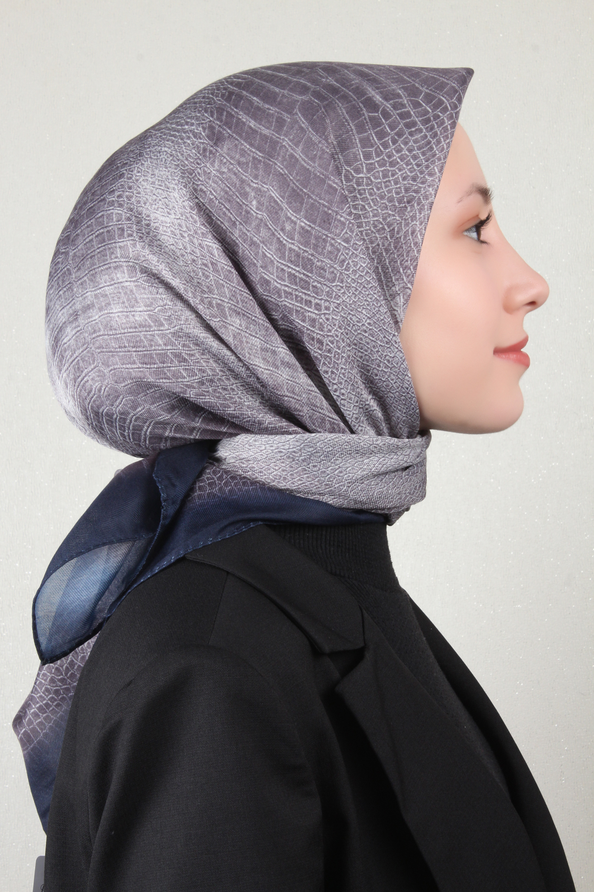 Nirvana Soft Eşarp 8103-13 Lacivert
