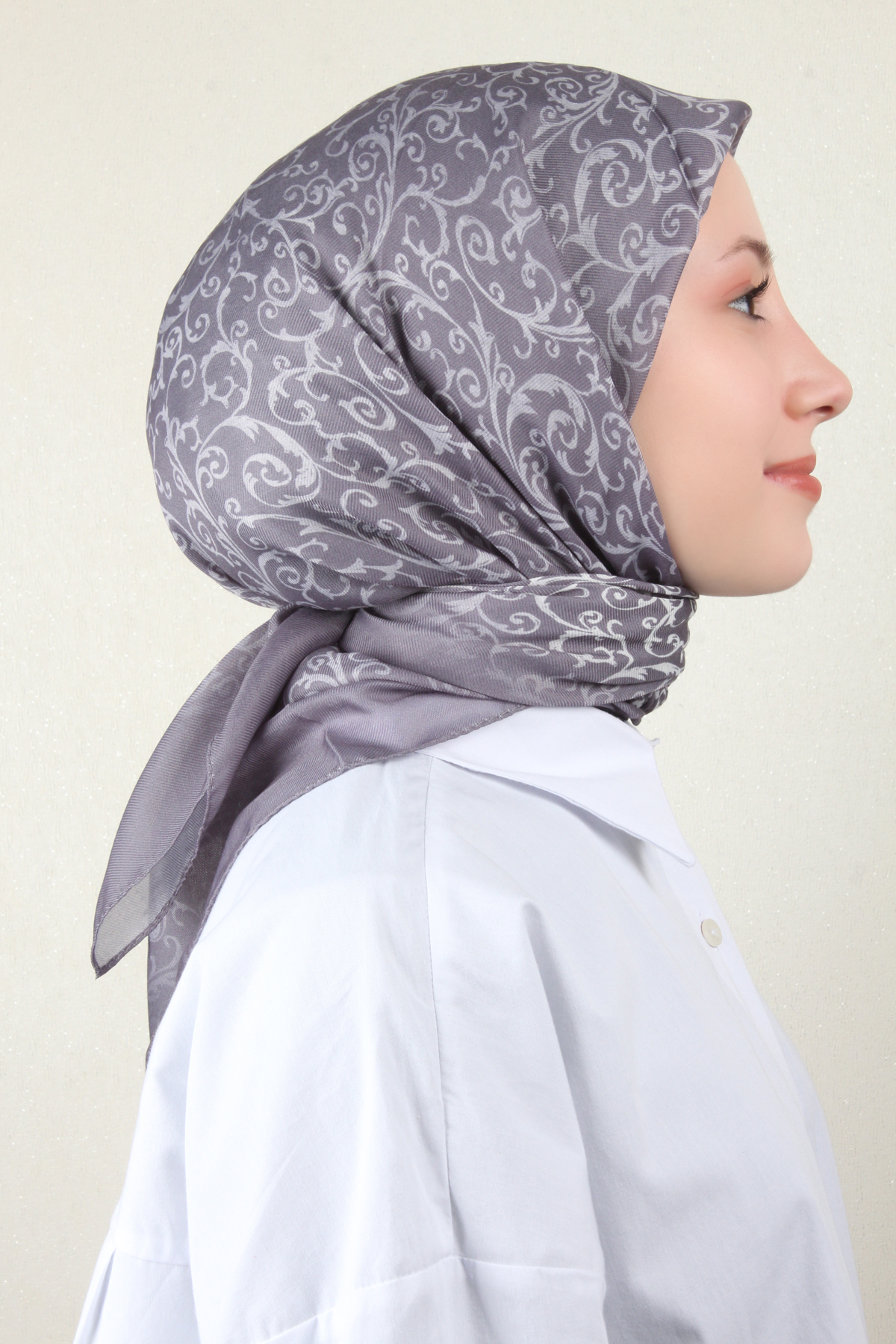 Nirvana Soft Eşarp 8104-10 Füme