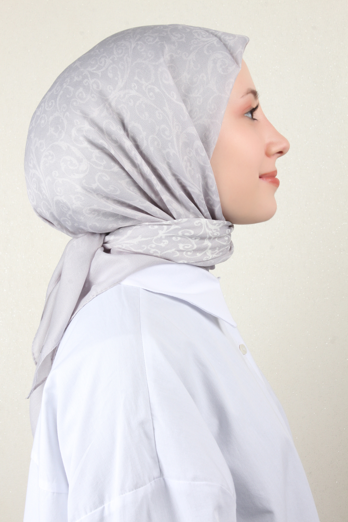 Nirvana Soft Eşarp 8104-14 Açık Gri
