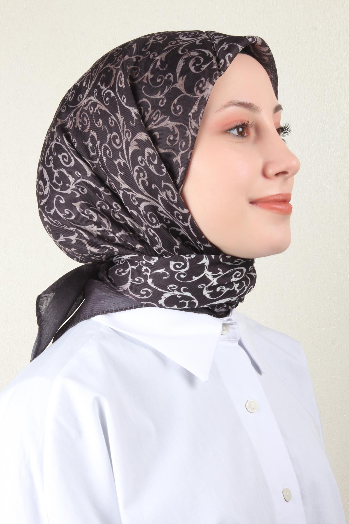 Nirvana Soft Eşarp 8104-3 Siyah