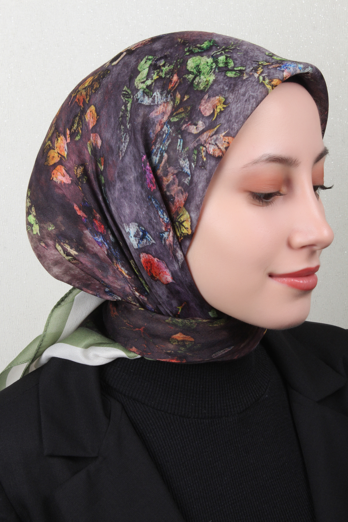 Nirvana Soft Eşarp 8105-10 Oliv