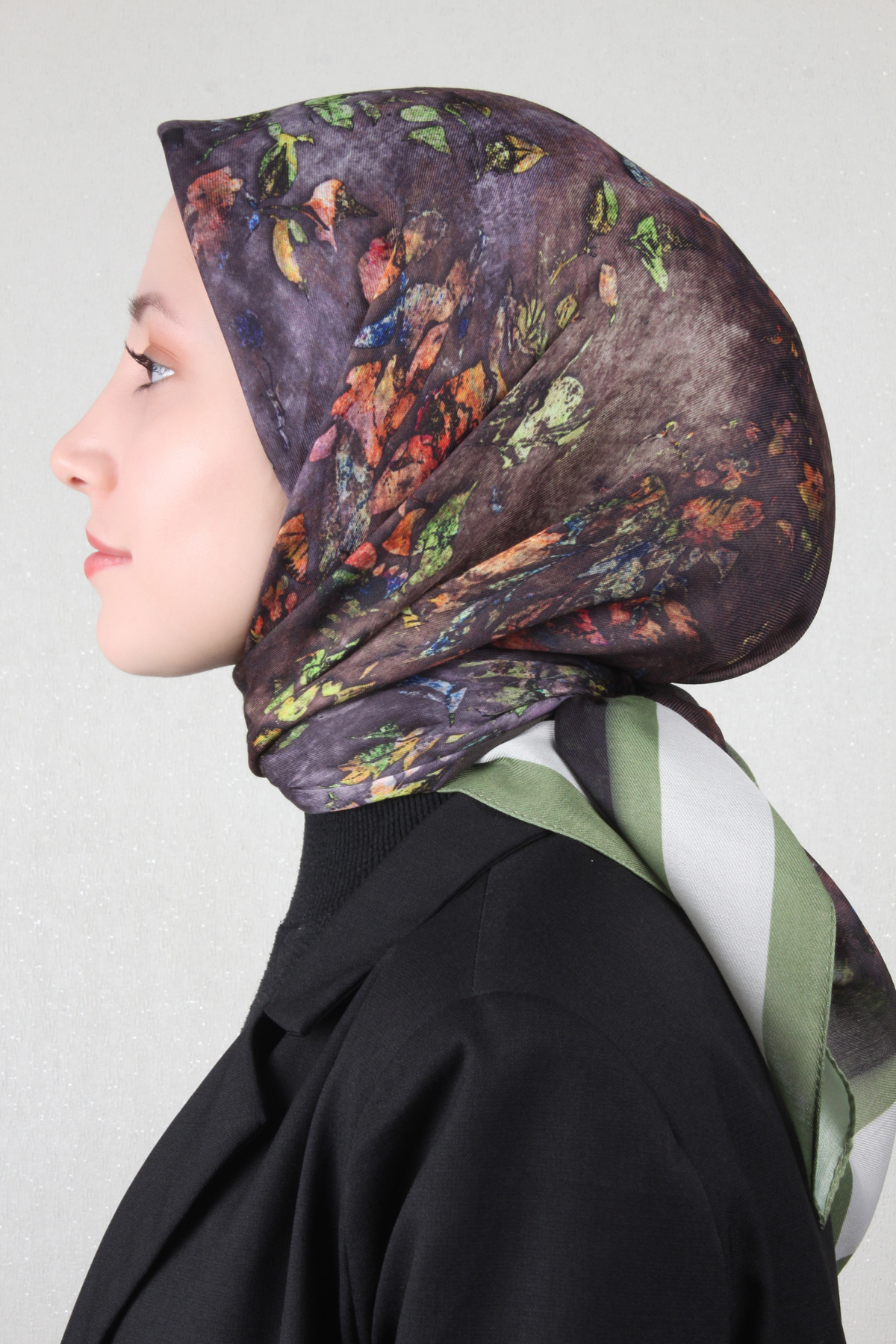 Nirvana Soft Eşarp 8105-10 Oliv