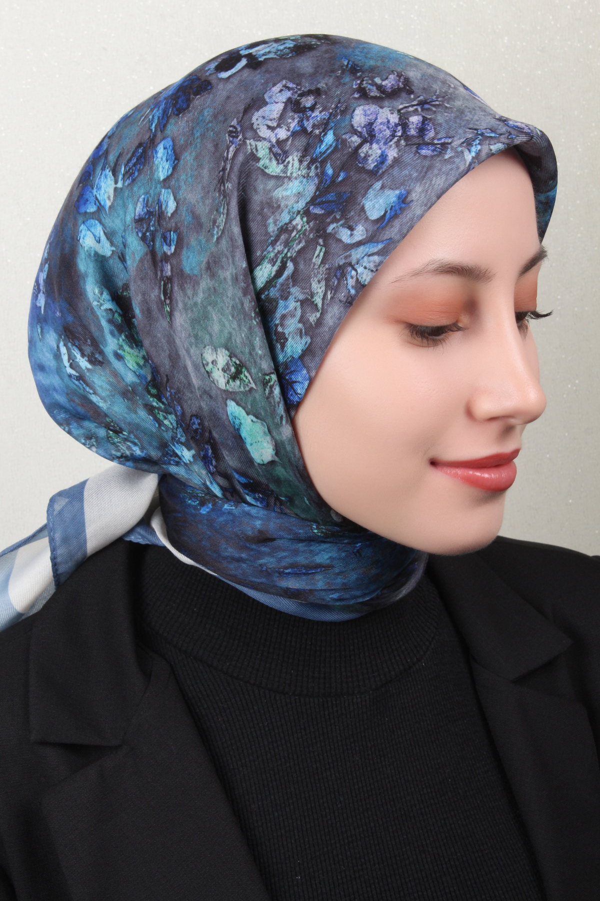 Nirvana Soft Eşarp 8105-15 İndigo
