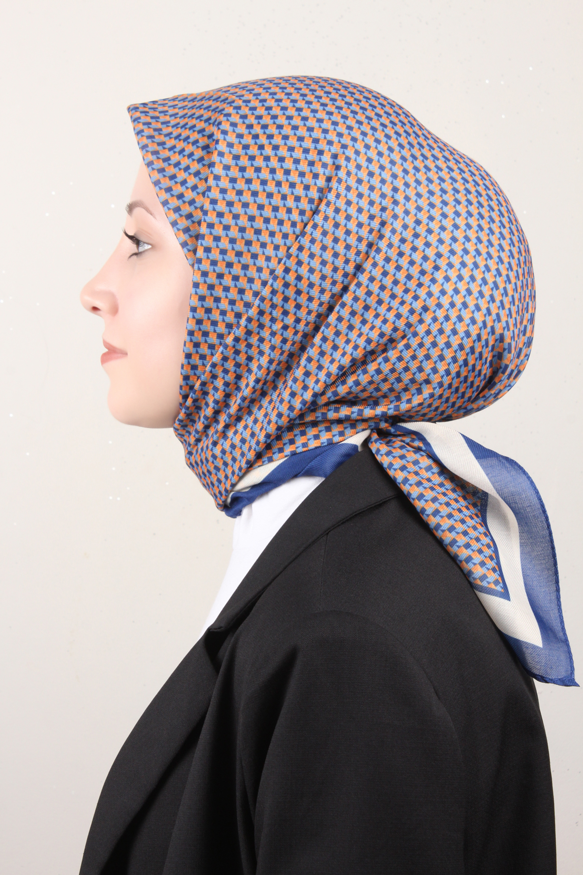 Nirvana Soft Eşarp 8107-3 Mavi
