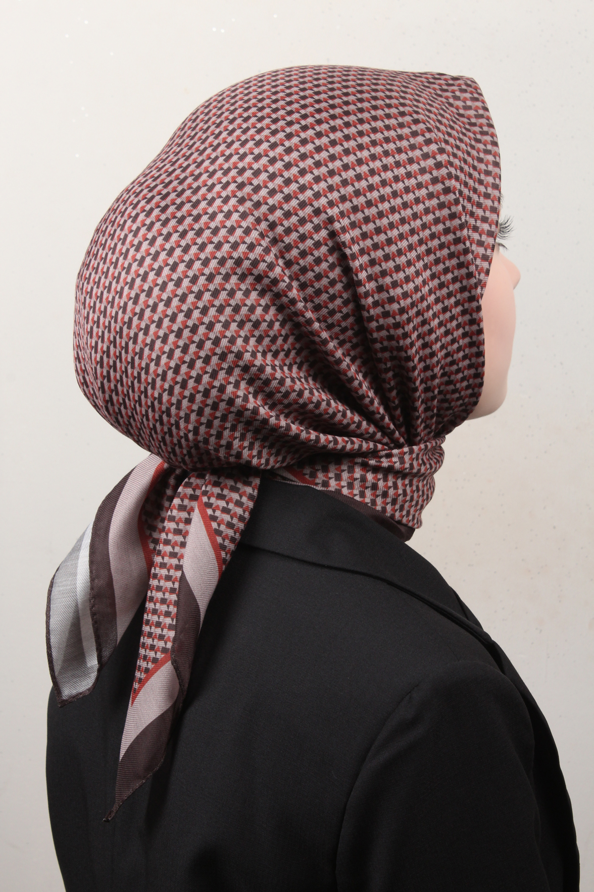 Nirvana Soft Eşarp 8107-4 Koyu Taş