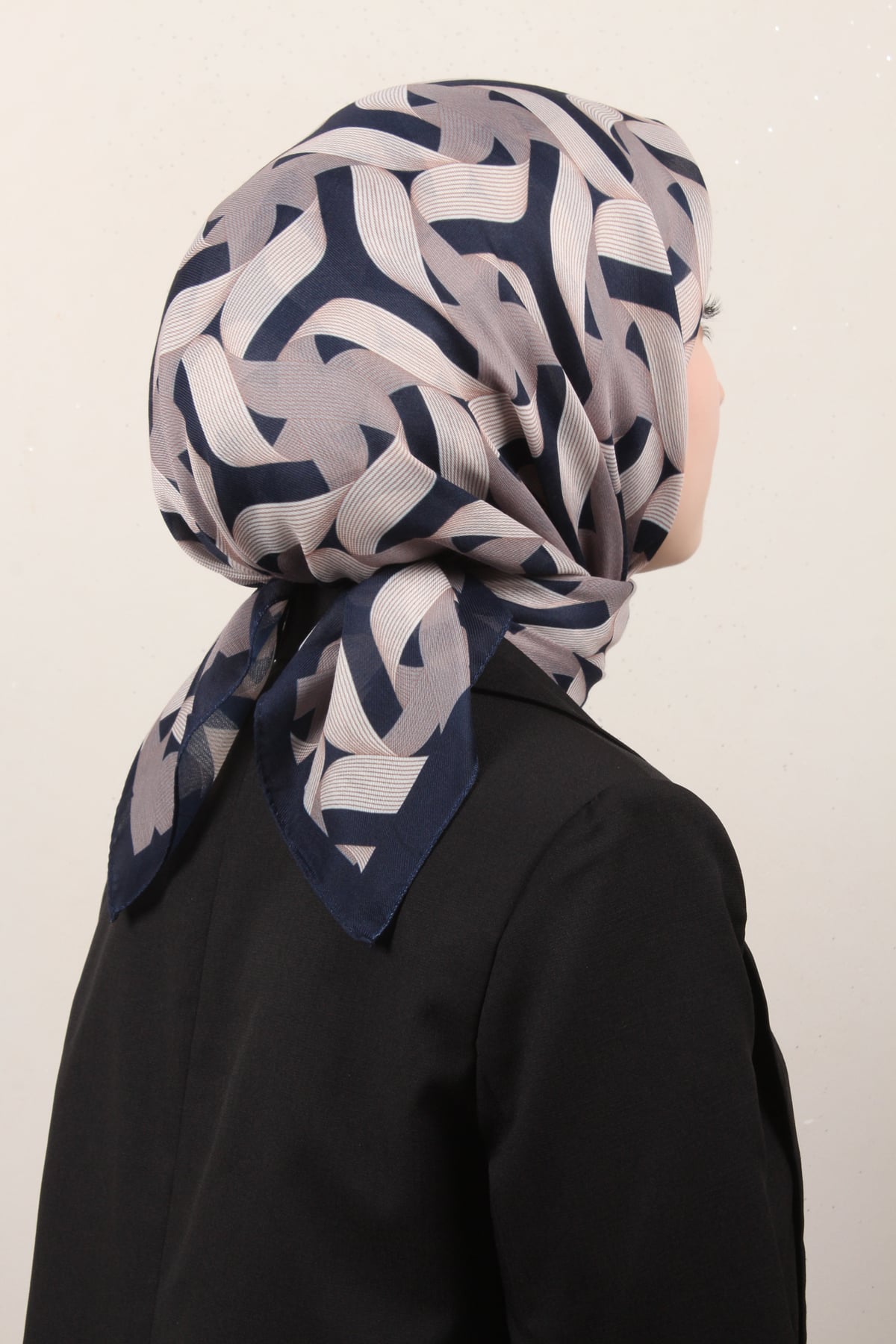 Nirvana Soft Eşarp 8109-14 Lacivert