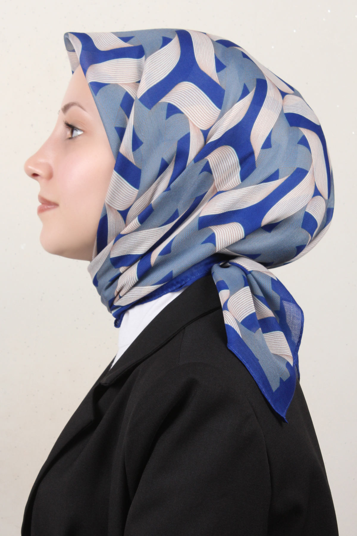 Nirvana Soft Eşarp 8109-6 Gece Mavisi
