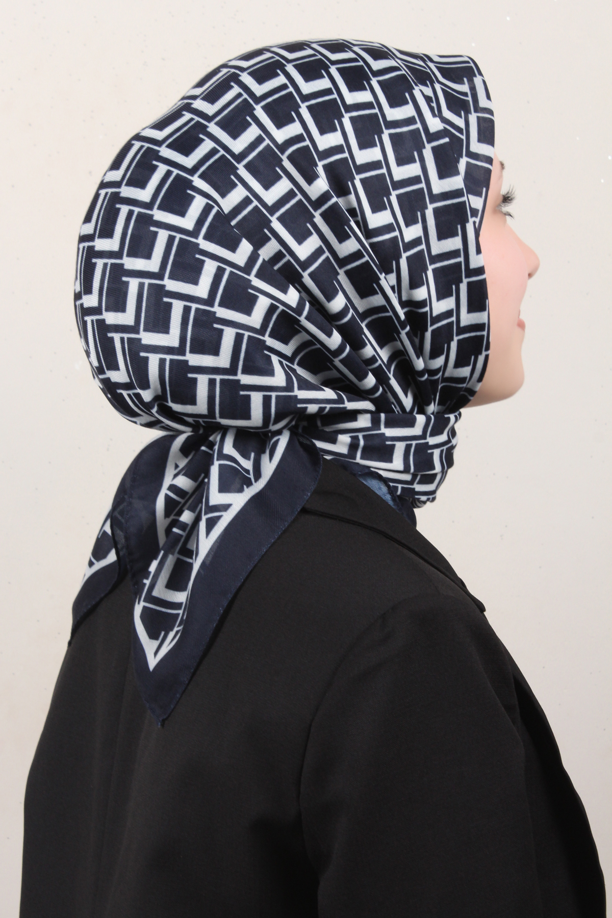 Nirvana Soft Eşarp 8110-10 Lacivert