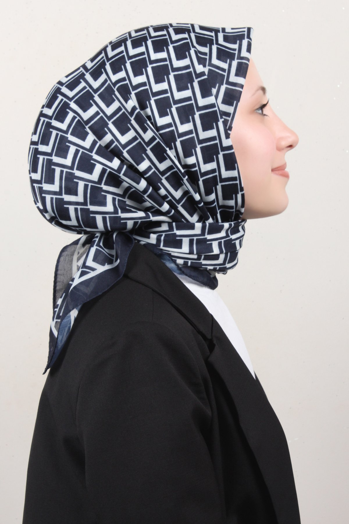 Nirvana Soft Eşarp 8110-10 Lacivert