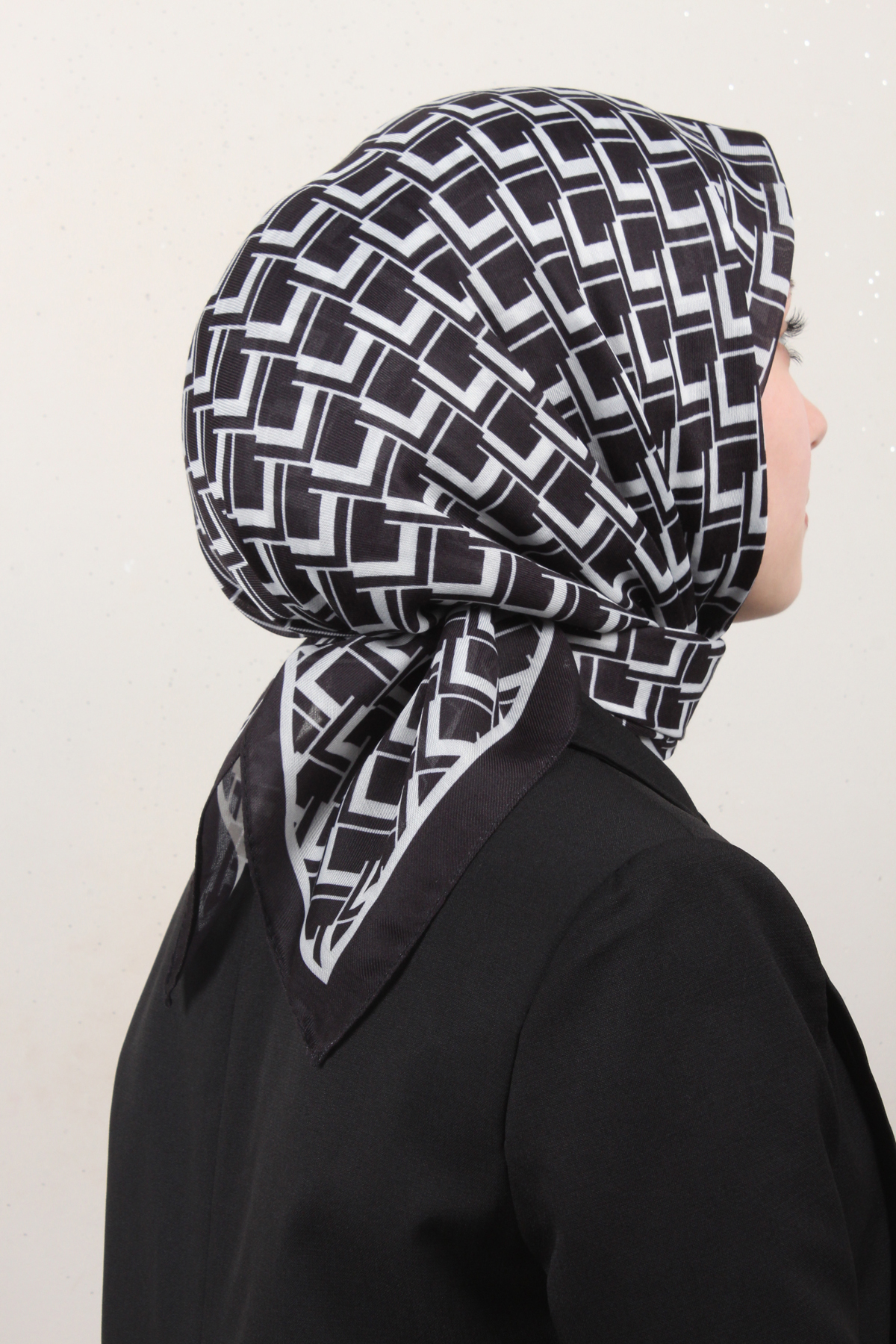 Nirvana Soft Eşarp 8110-16 Siyah