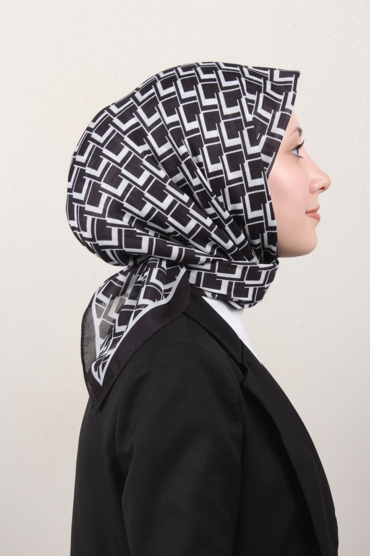 Nirvana Soft Eşarp 8110-16 Siyah