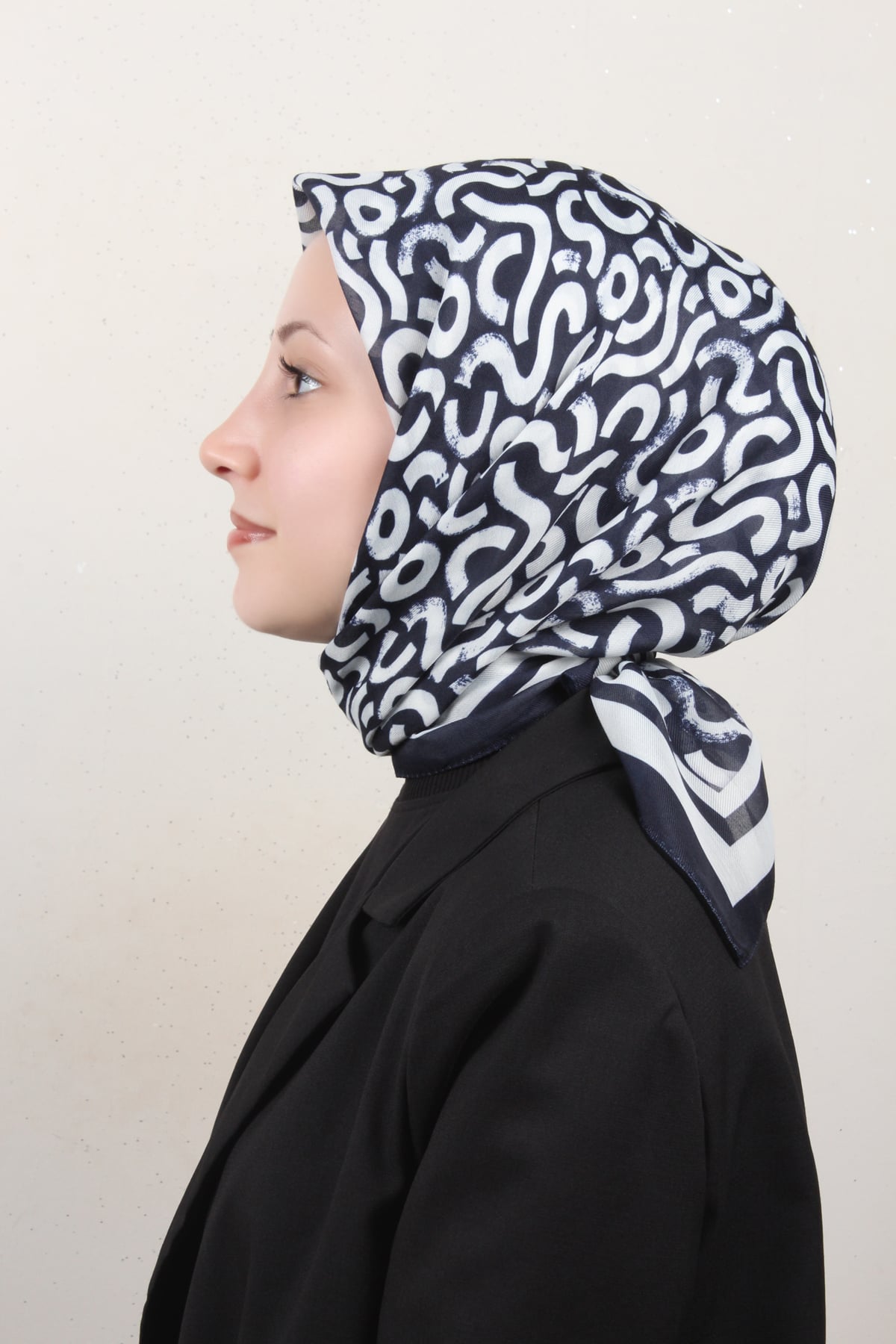 Nirvana Soft Eşarp 8111-8 Lacivert