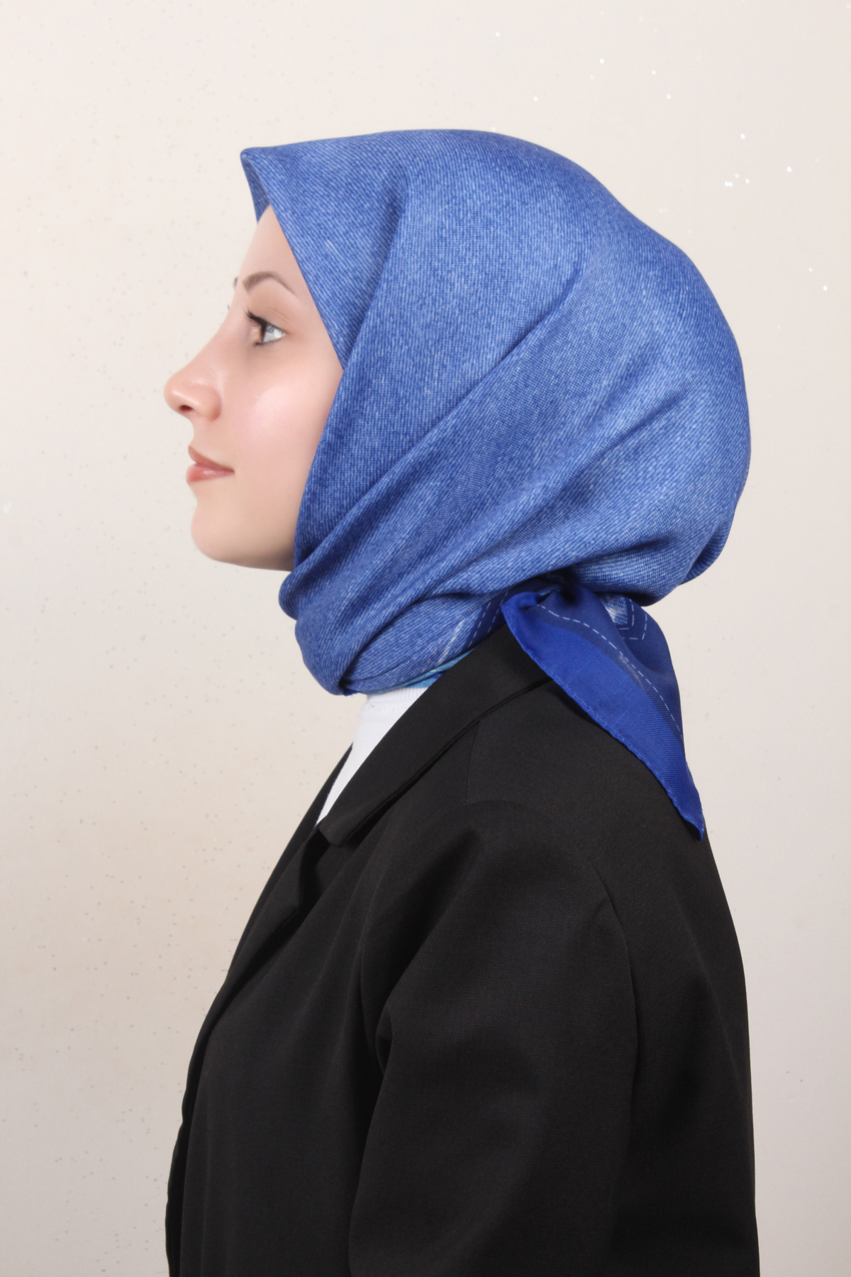 Nirvana Soft Eşarp 8112-14 Gece Mavisi